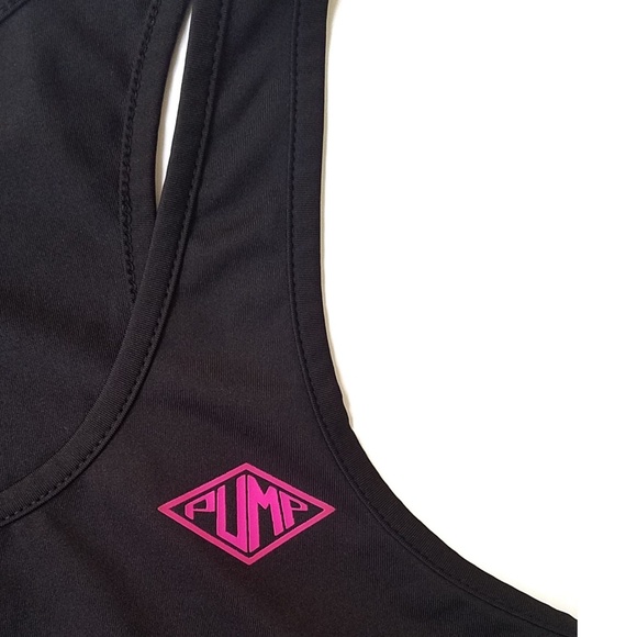 Pump Chasers Black & Pink Performance Tank - Picture 3 of 5